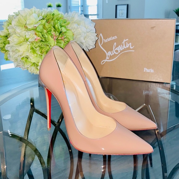 Christian Louboutin Shoes - Christian Louboutin So Kate 120 in Patent Nude 39